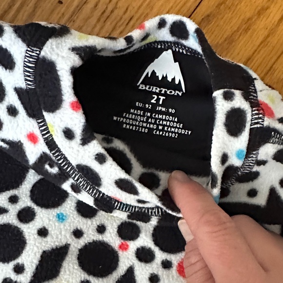 Burton Fleece under layer for outdoor play - Picture 2 of 3